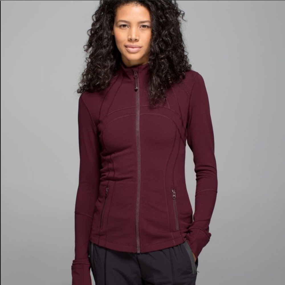 Lululemon Define Jacket Maroon Size 10